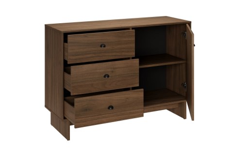 Komoda 118cm 1 drzwi 3 szuflady Yori Villa
