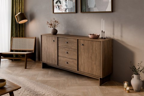 Komoda 176cm 2 drzwi 3 szuflady Yori Villa