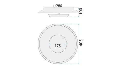 Lampa APP1459 White 40cm