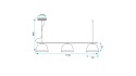 Lampa APP1478-3CP Black