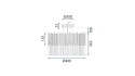 Lampa APP1480-1C Chrom