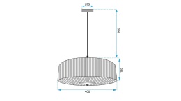 Lampa APP1484-1C Black