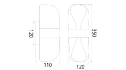 Lampa ścienna APP1502-1W