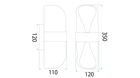 Lampa ścienna APP1502-1W