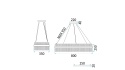 Lampa APP1514-CP80 Chrome