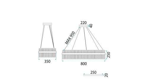 Lampa APP1514-CP80 Chrome