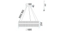 Lampa APP1525-CP60/80 Chrome