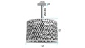 Lampa sufitowa boho APP1543-1CP
