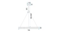 Lampa APP1549-CP Gold Transparent