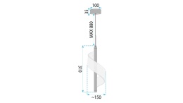 Lampa sufitowa led APP1550-CP