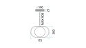 Lampa APP1555-CP Gold