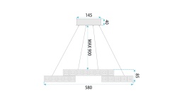 Lampa APP1556-CP Chrome