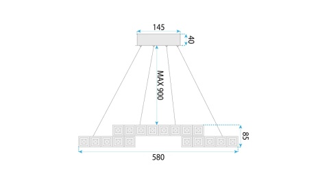 Lampa APP1556-CP Chrome