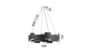 Lampa APP1561-6CP Black