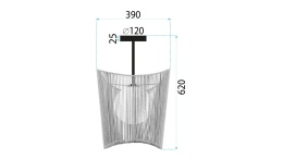 Lampa APP1588-1CP