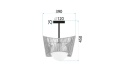 Lampa sufitowa Boho APP1589-1CP