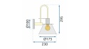 Lampa kinkiet APP1602-1W