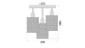 Lampa APP1624-3C Nature