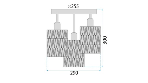 Lampa APP1624-3C Nature