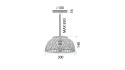 Lampa wisząca Boho APP1628-1CP