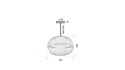 Lampa sufitowa Boho APP1632-1CP 50cm