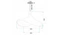 Lampa APP1642-1CP 30cm