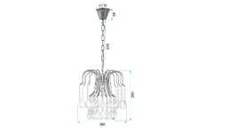 Lampa kryształowa APP1650-1CP