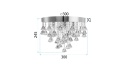 Lampa APP1655-3CP Gold