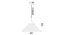 Lampa APP1670-1CP Black White