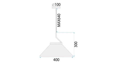 Lampa APP1670-1CP Black White