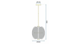 Lampa APP1675-CP Round