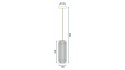 Lampa APP1676-CP Long