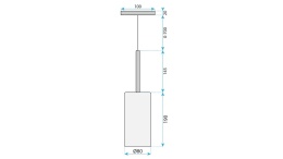 Lampa APP1700-1CP C Amber
