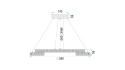 Lampa APP1770-CP 60cm Chrome