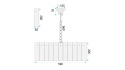 Lampa APP1779-CP 60CM Gold