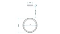 Lampa APP1791-CP Brush Gold