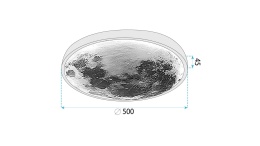 Lampa APP1806-CW Moon