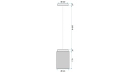Lampa sufitowa APP1810-1CP