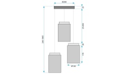Lampa sufitowa APP1811-3CPR