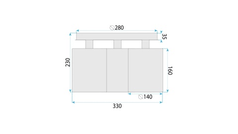 Lampa wisząca APP1819-3CPR Black