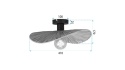 Lampa APP1827-1C Natural
