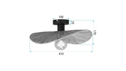 Lampa APP1827-1C Natural