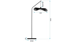Lampa stojąca APP1829-1F
