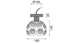 Lampa APP205-1C Gold
