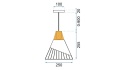 Lampa APP223-1CP Black