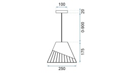 Lampka APP227-1CP Black