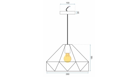 Lampa sufitowa APP236-1CP