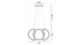Lampa APP385-CP Chrome