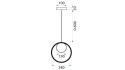 Lampa APP430-1CP Gold