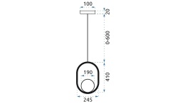 Lampa APP473-1CP Gold